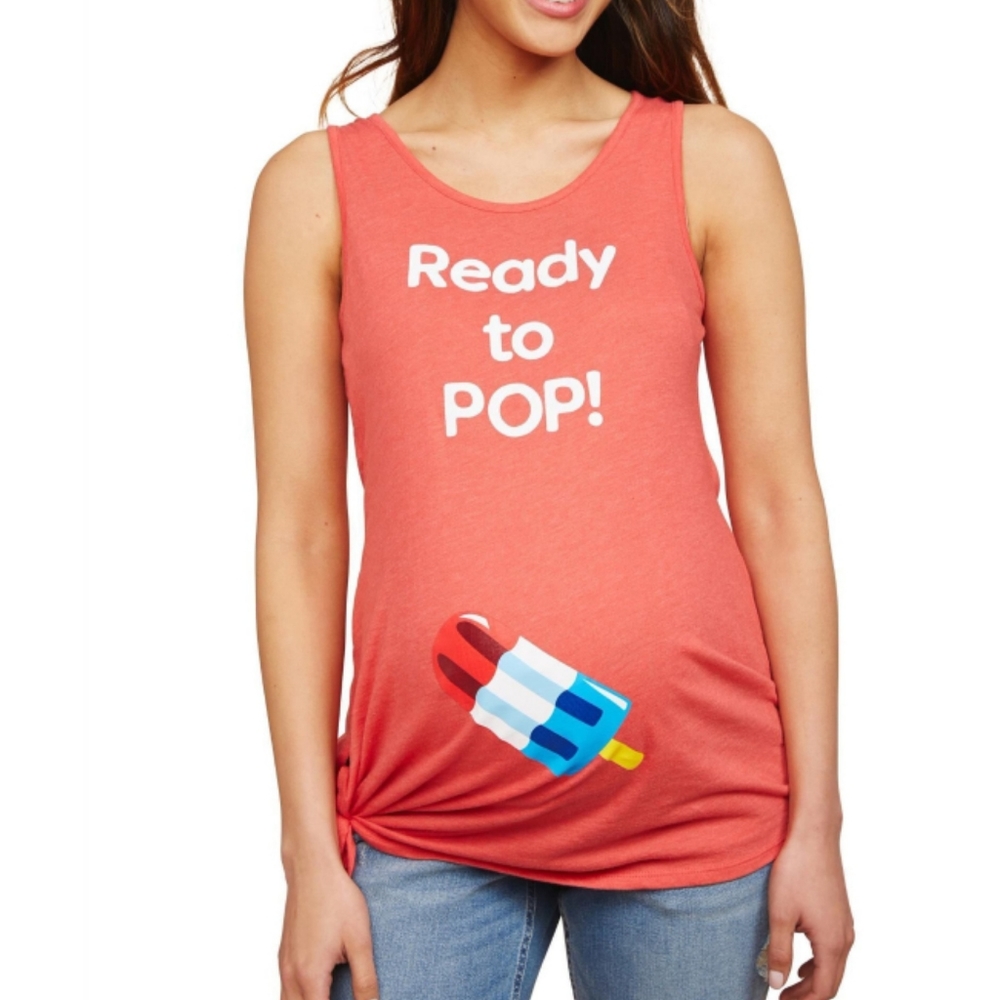Motherhood Maternity Novelty Tank Top